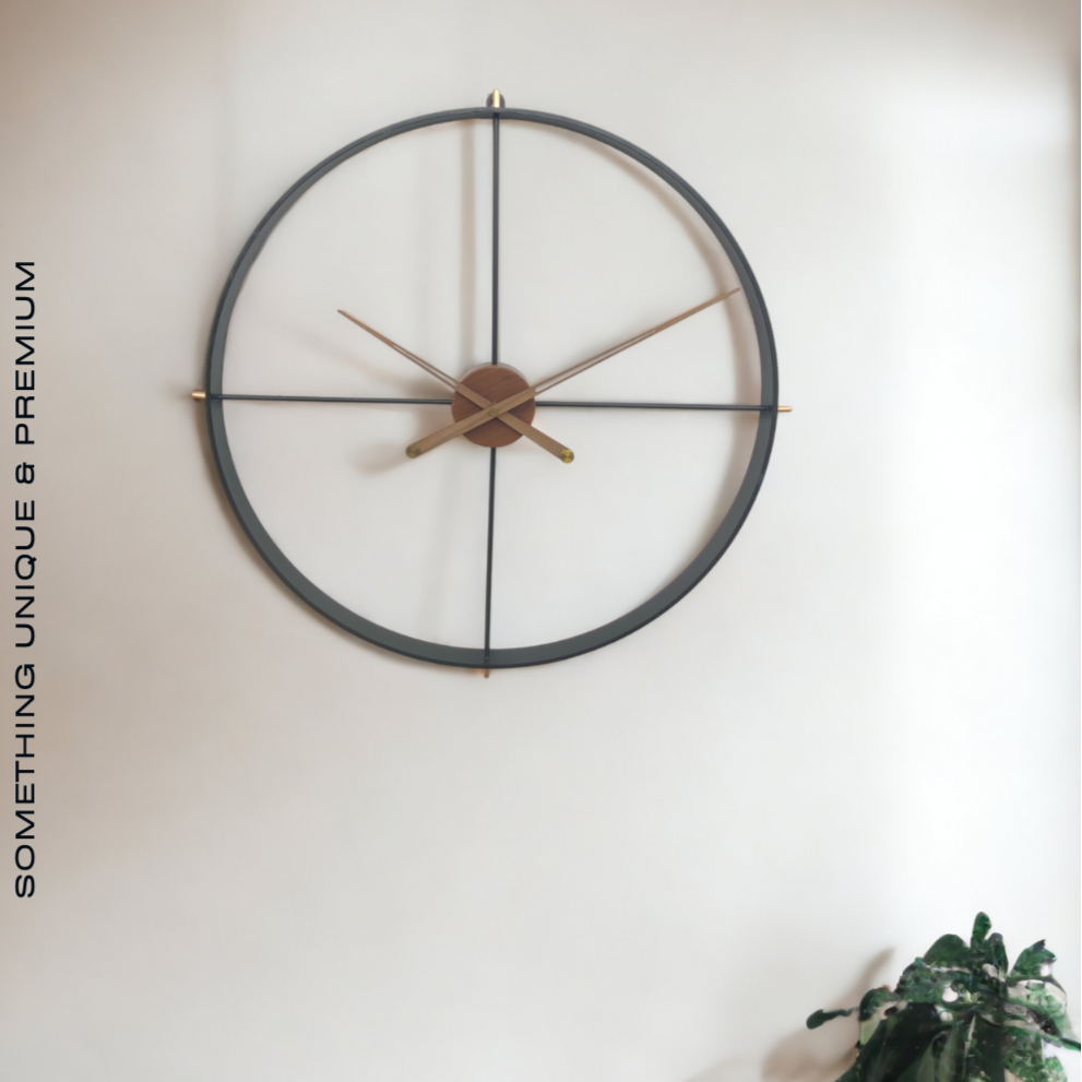 Black Circle Wall Clock