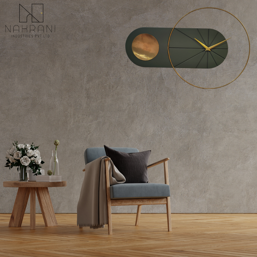 Charcoal Wall Clock