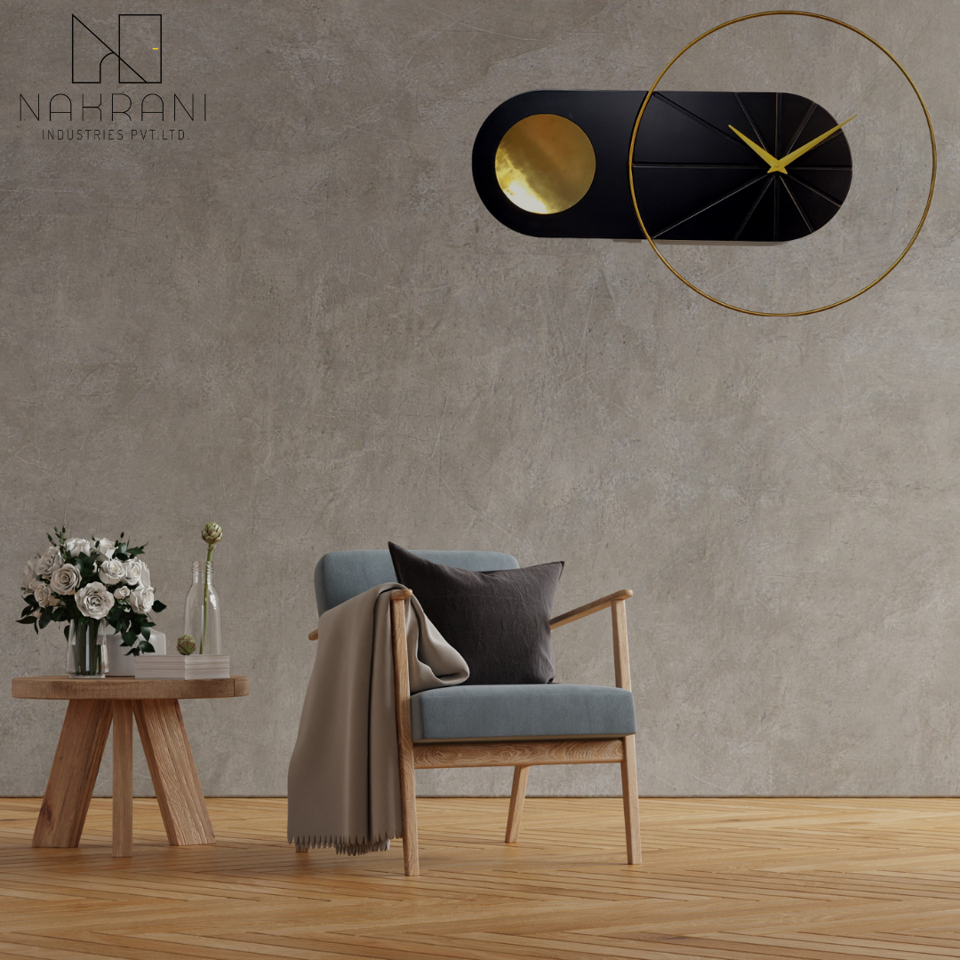 Charcoal Wall Clock