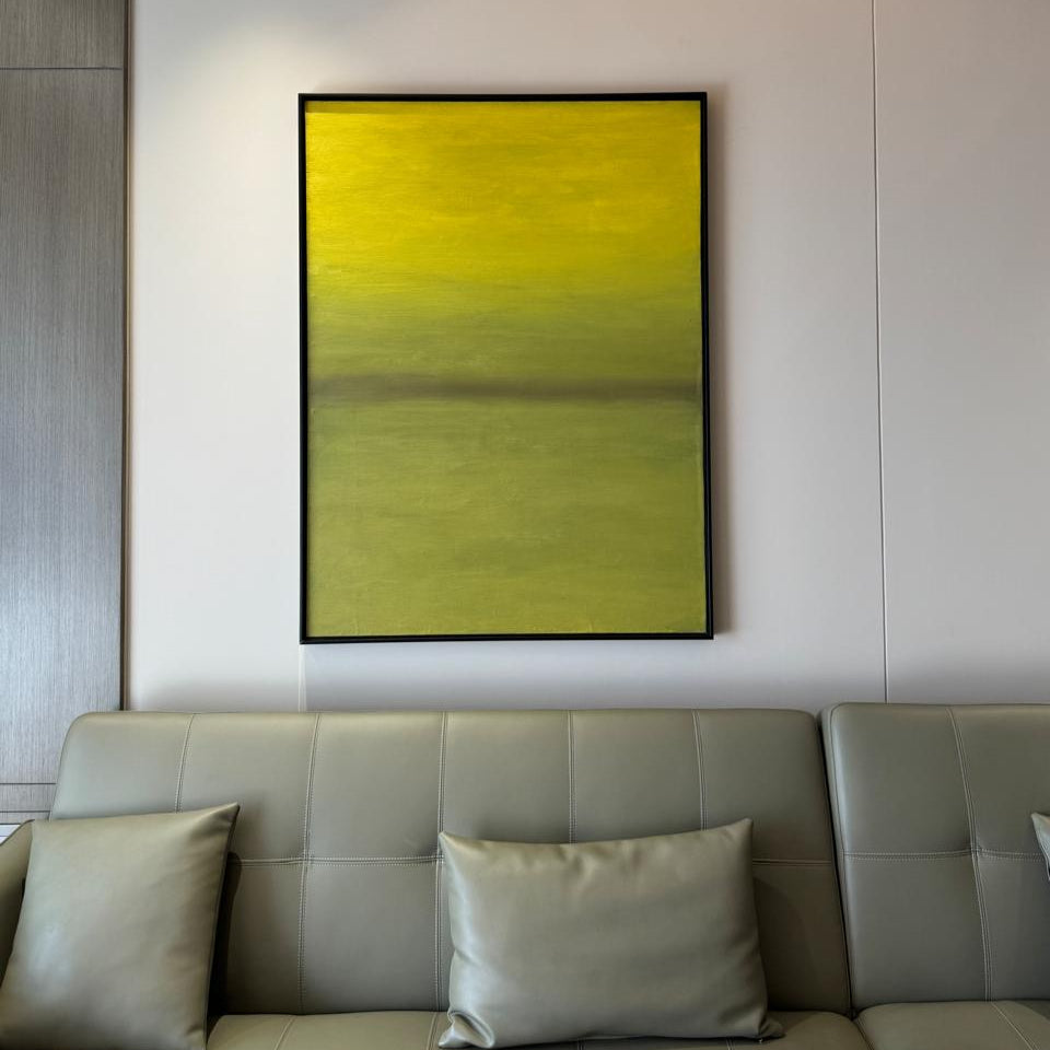 Green Horizon Wall Art