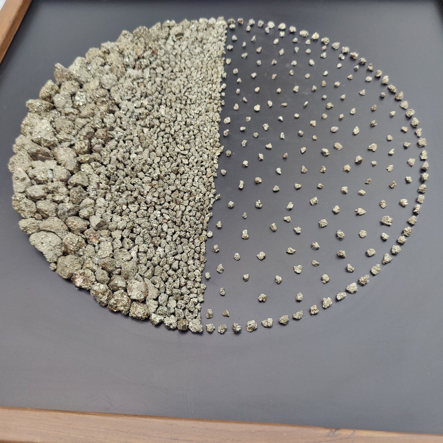Pyrite Half Round Wall Art
