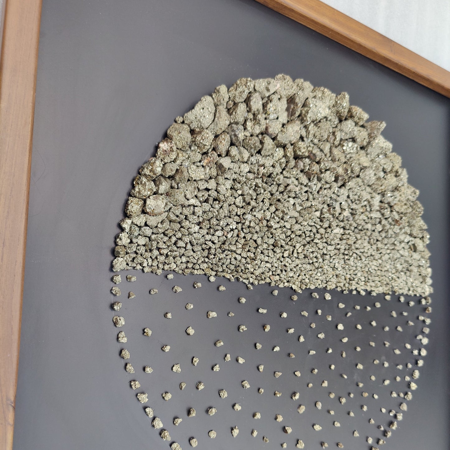 Pyrite Half Round Wall Art