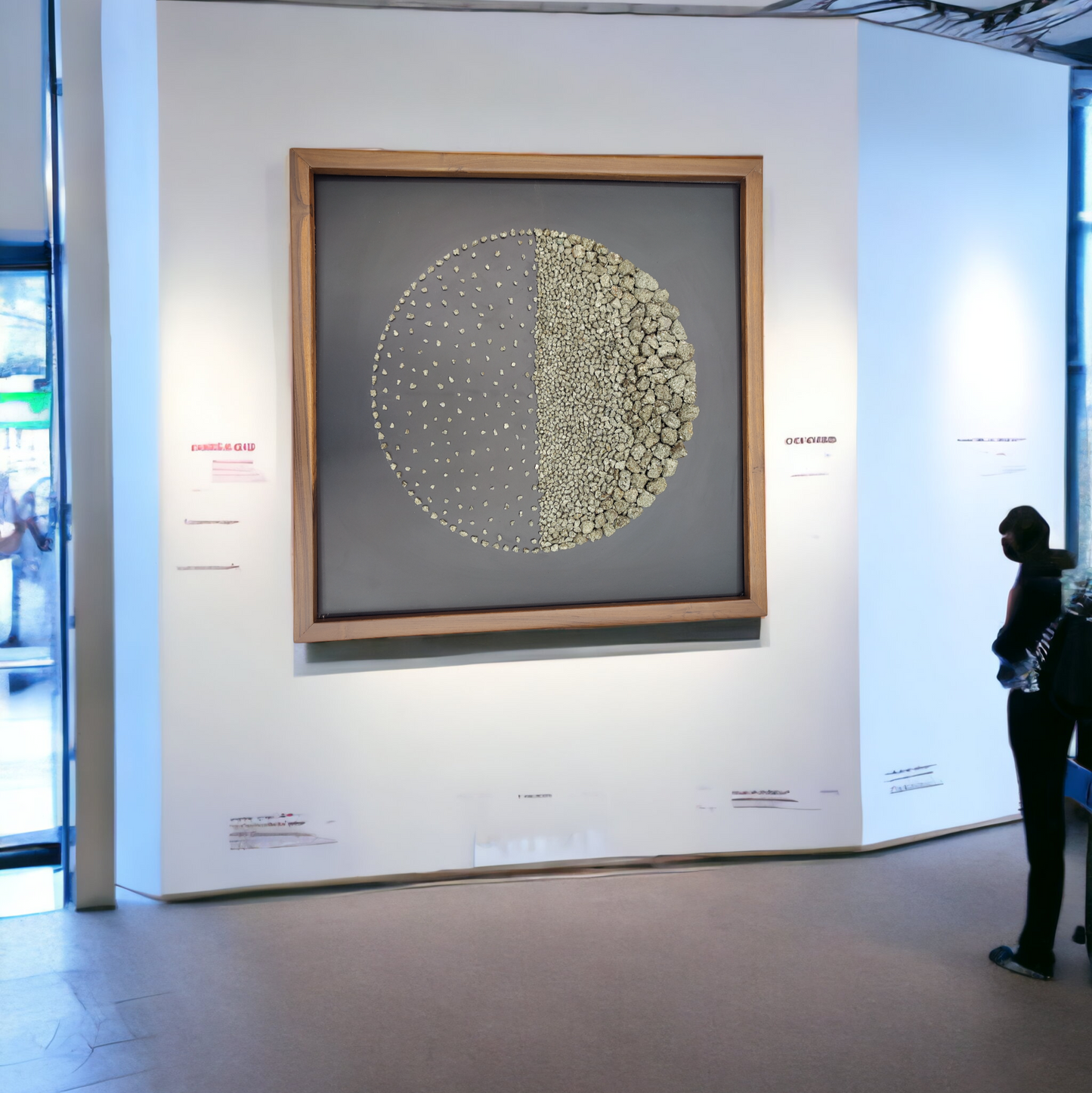 Pyrite Half Round Wall Art