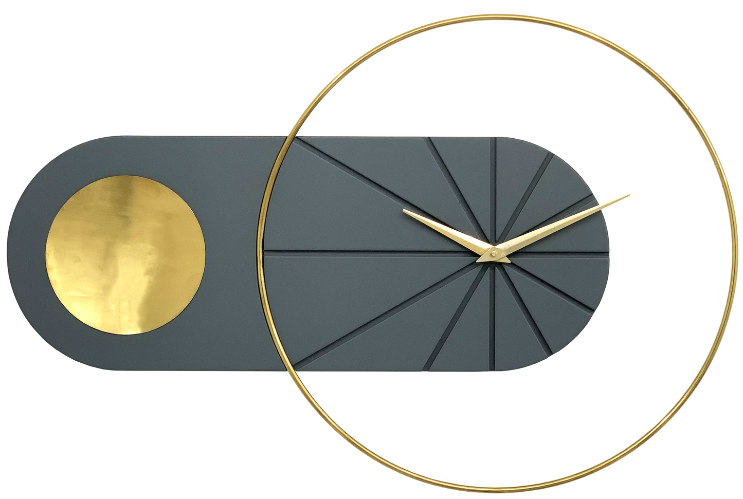Charcoal Wall Clock