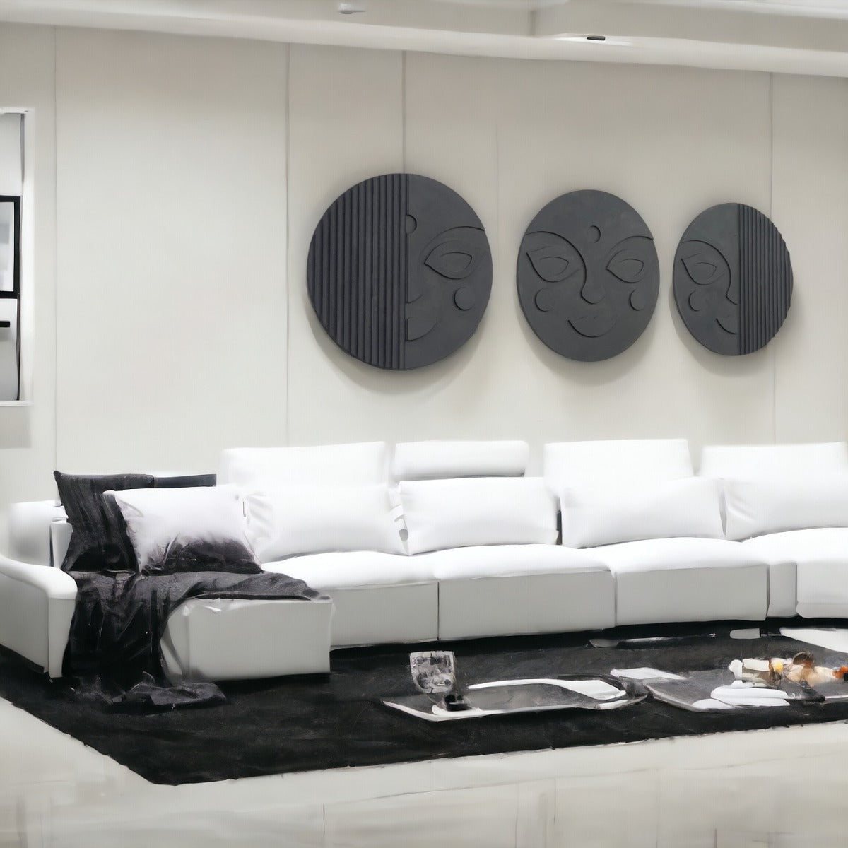 Trio Face Wall Art
