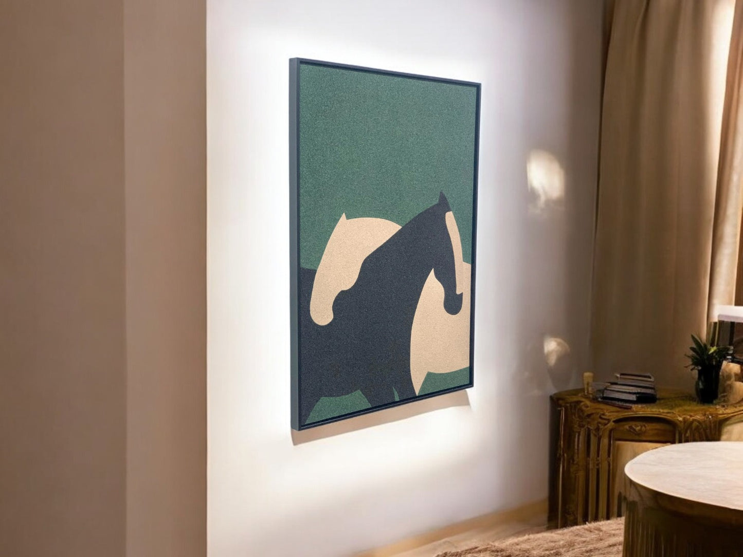 Double Horse Wall Art
