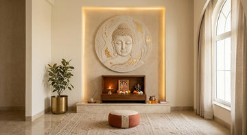 pooja room wall decor India