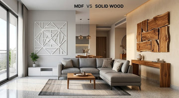MDF wall art vs solid wood
