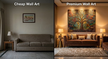 premium vs cheap wall art