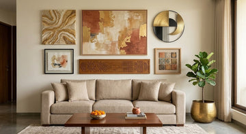 how to mix and match wall art