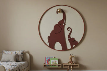 Abstract Elephant Wall Art