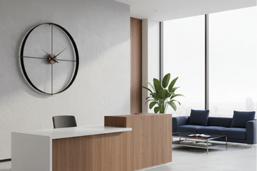 Black Circle Clock