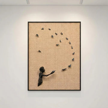 Exclusive Handcrafted Wall Art: The Fight Of Becoming by Nkartz
