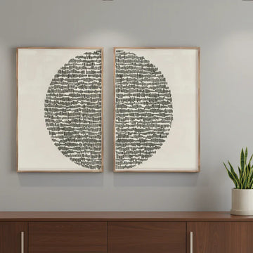 Divided Circle Wall Art