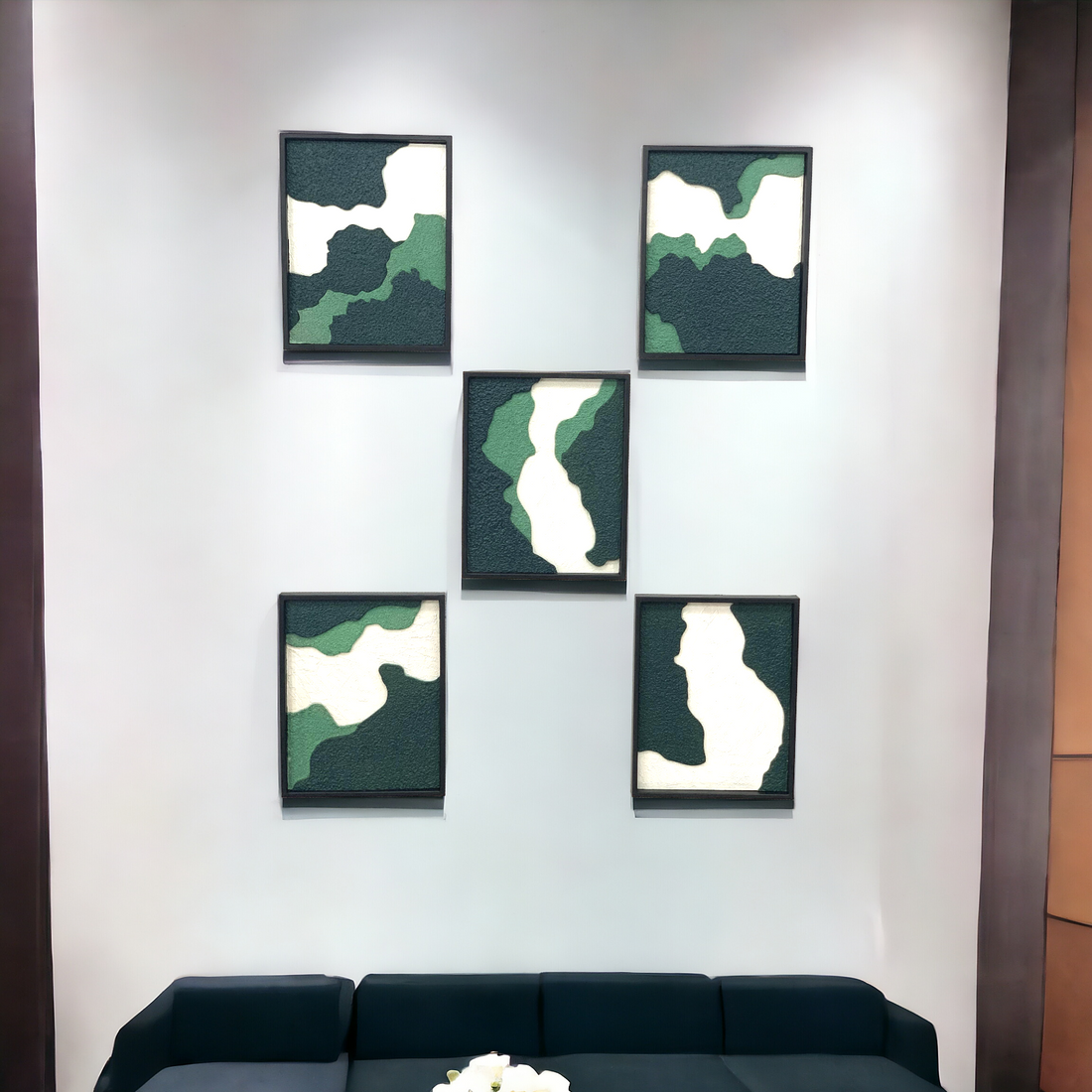 Premium Unique Luxury Modern Artisan Exclusive Handcrafted Abstract Splash Wall Art