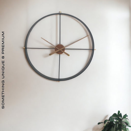 Black Circle Wall Clock