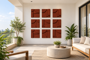 Premium Unique Luxury Modern Artisan Exclusive Handcrafted Abstract Arqora Wall Art