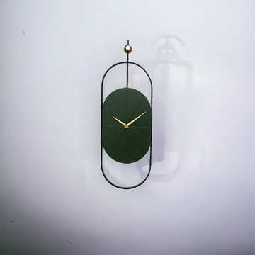 Designer Luxury Premium Minimalist Abstract Mordern  Metal And Wooden Champion Wall Clock