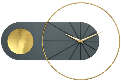 Charcoal Wall Clock