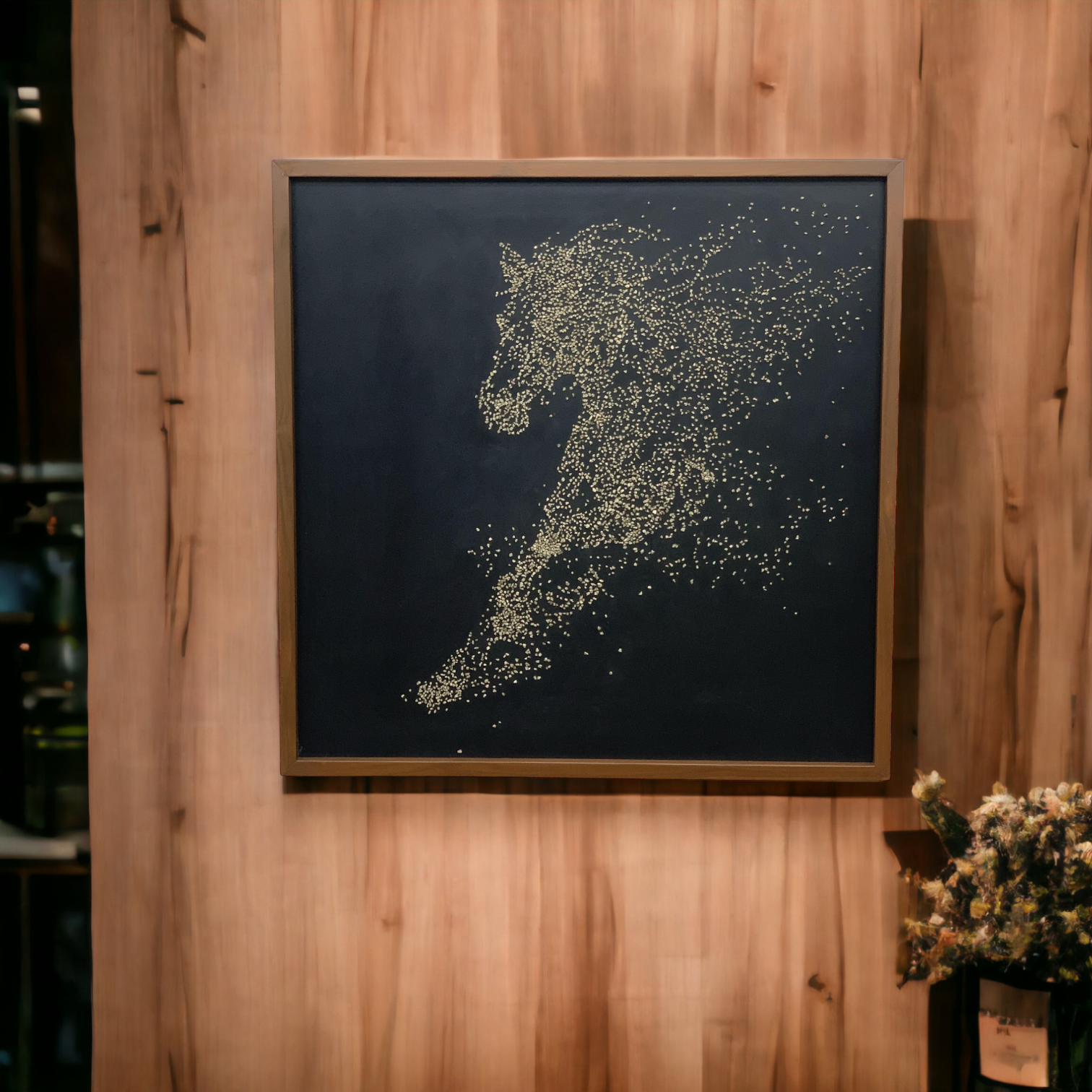 Pyrite Horse Wall Art