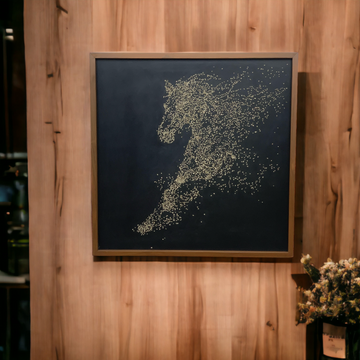 Pyrite Horse Wall Art