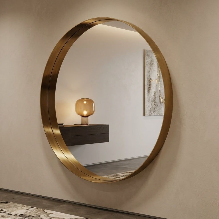 Asymmetrical Luxury  Modern Designer Unique Premium Effinito Mirror
