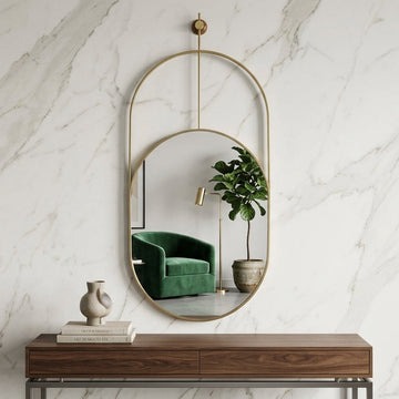 Asymmetrical Luxury  Modern Designer Unique Premium Delight Mirror