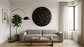 Premium Unique Luxury Modern Artisan Exclusive Handcrafted Abstract  Nebula Wall Art