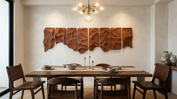 Premium Unique Luxury Modern Artisan Exclusive Handcrafted Abstract TerraFold Wall Art