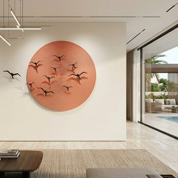 Premium Unique Luxury Modern Artisan Exclusive Handcrafted Abstract Winges Of Infinity Wall Art