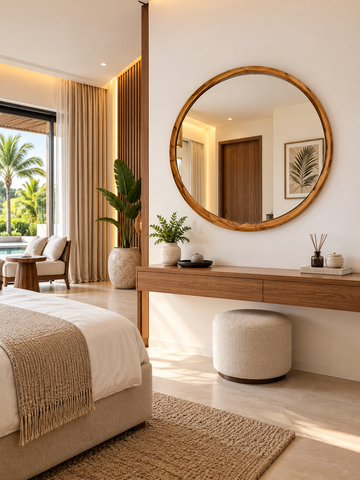 Asymmetrical Luxury  Modern Designer Unique Premium Veyora Mirror