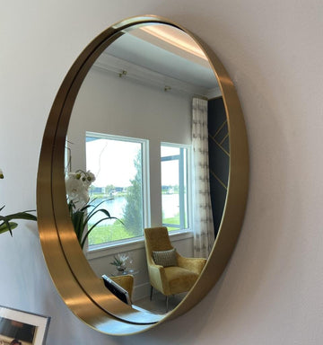 Asymmetrical Luxury  Modern Designer Unique Premium Effinito Mirror