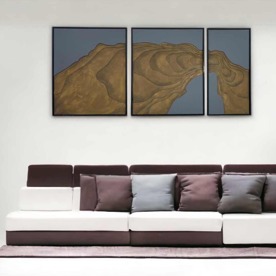 Premium Unique Luxury Modern Artisan Exclusive Handcrafted Abstract Surf Wall Art