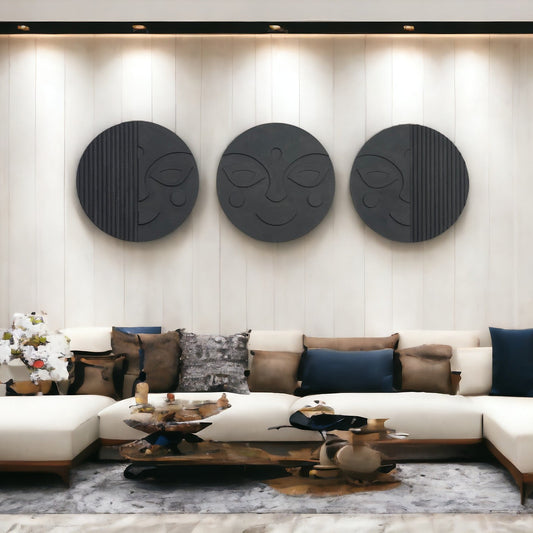 Trio Face Wall Art