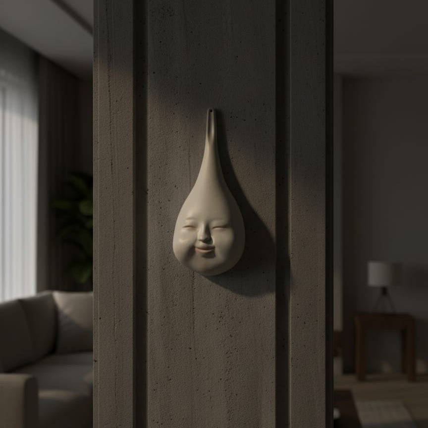 Premium Unique Luxury Modern Artisan Exclusive Handcrafted Abstract Smiling Soul Wall Art