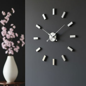 Imperial Wall Clock 30" | Stainless Steel Designer Timepiece