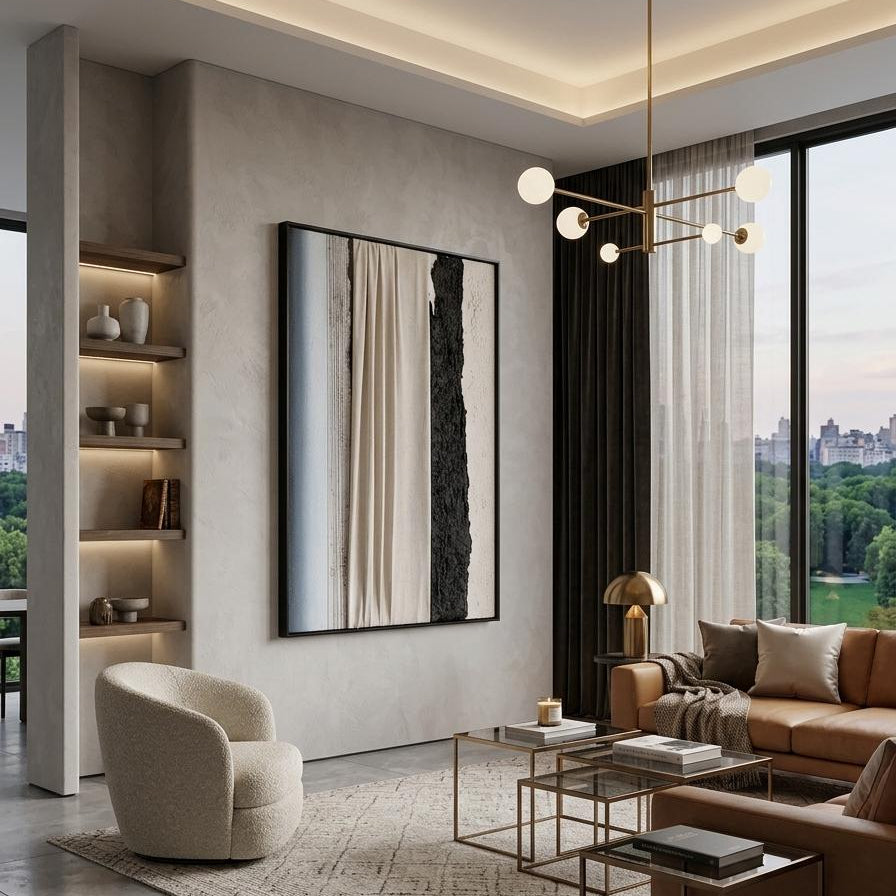 Premium Unique Luxury Modern Artisan Exclusive Handcrafted Abstract Mark Wall Art