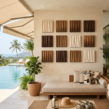 Premium Unique Luxury Modern Artisan Exclusive Handcrafted Abstract Velvet Waves Wall Art