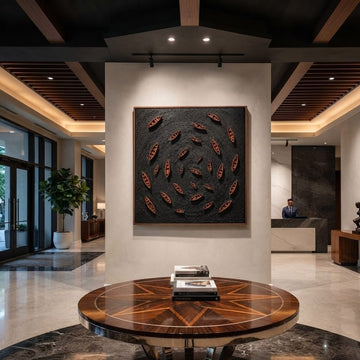 Premium Unique Luxury Modern Artisan Exclusive Handcrafted Abstract Fleet Of Dream Wall Art