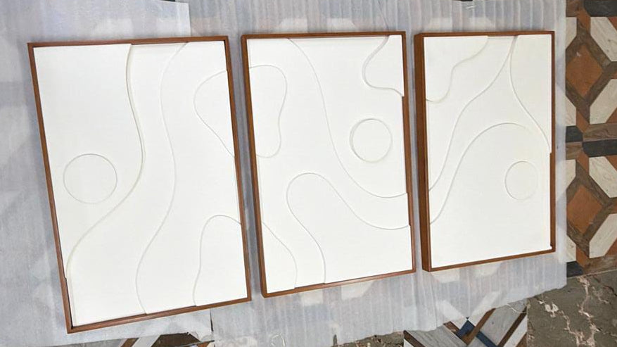 Premium Unique Luxury Modern Artisan Exclusive Handcrafted Abstract Ethereal Flow Wall ART