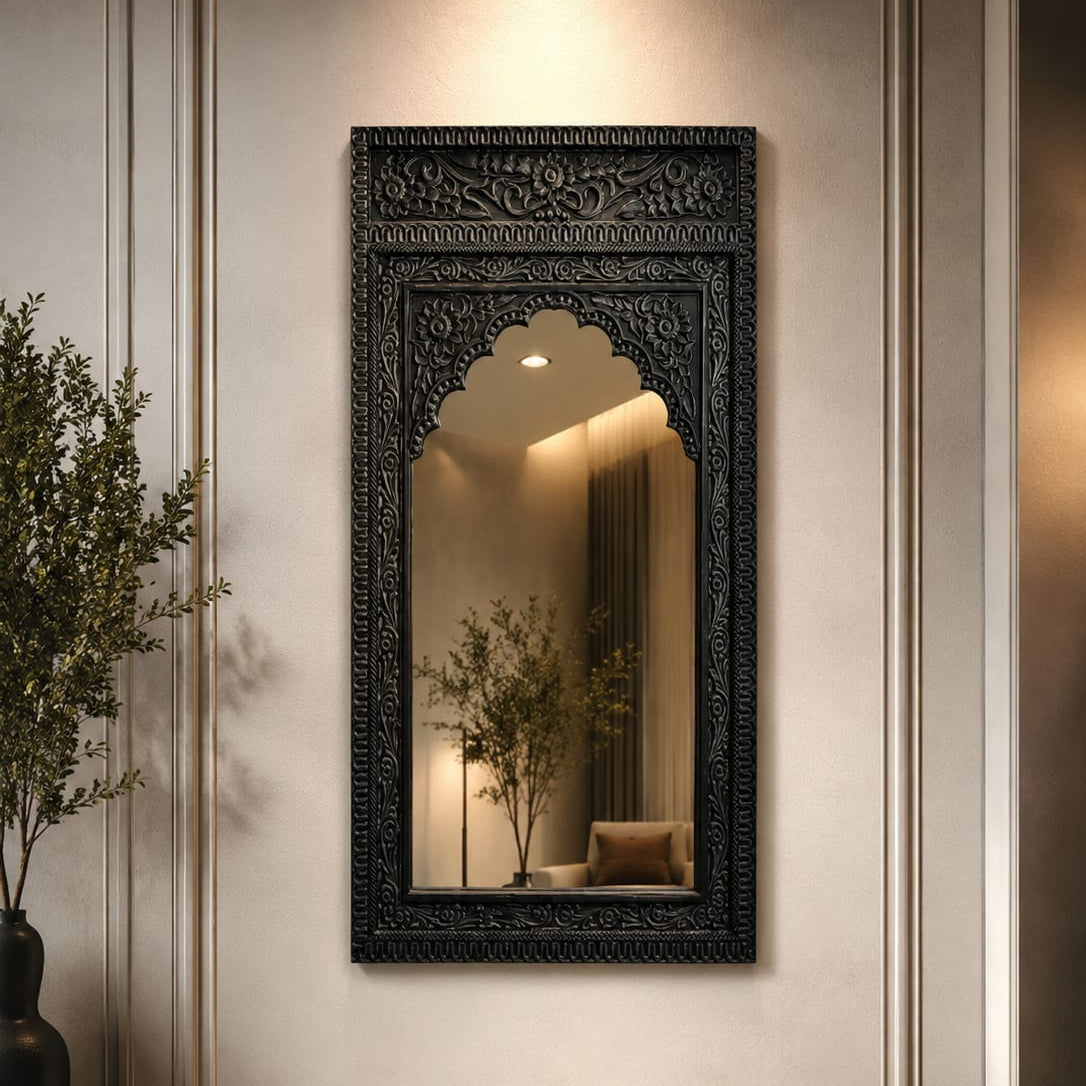 Asymmetrical Luxury  Modern Designer Unique Premium Maharaja Mirror