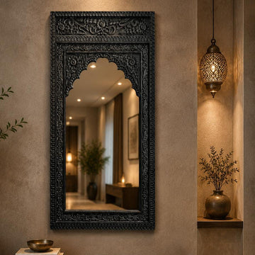 Asymmetrical Luxury  Modern Designer Unique Premium Maharaja Mirror