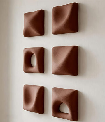 Premium Unique Luxury Modern Artisan Exclusive Handcrafted Abstract Soft Blocks Wall Art