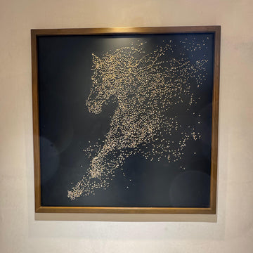Premium Unique Luxury Modern Artisan Exclusive Handcrafted Abstract Horse Wall Art