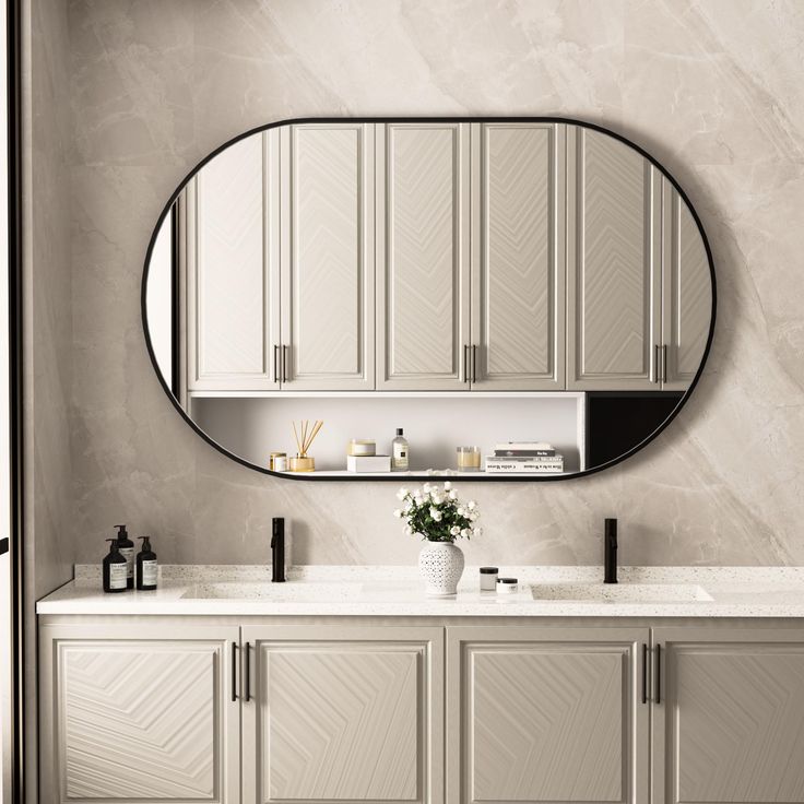 Asymmetrical Luxury  Modern Designer Unique Premium Milano Mirror