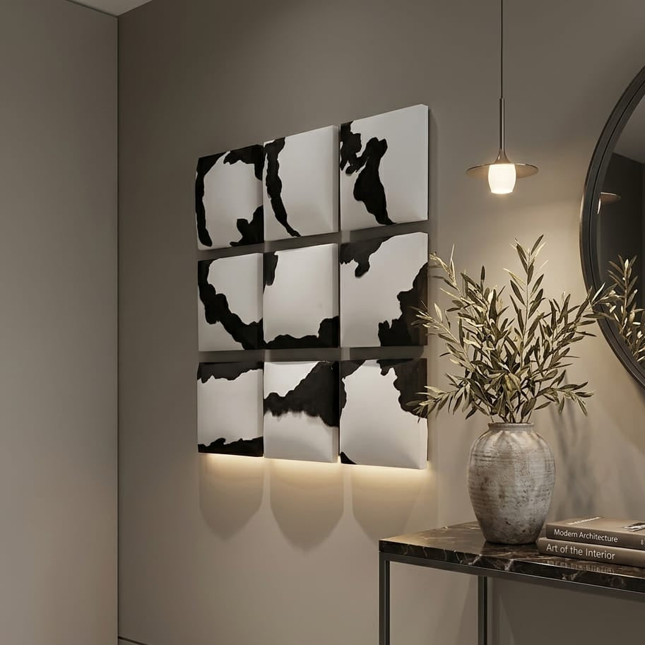 Premium Unique Luxury Modern Artisan Exclusive Handcrafted Abstract Opira Wall Art