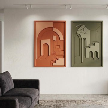 Premium Unique Luxury Modern Artisan Exclusive Handcrafted Abstract Og Wall Art