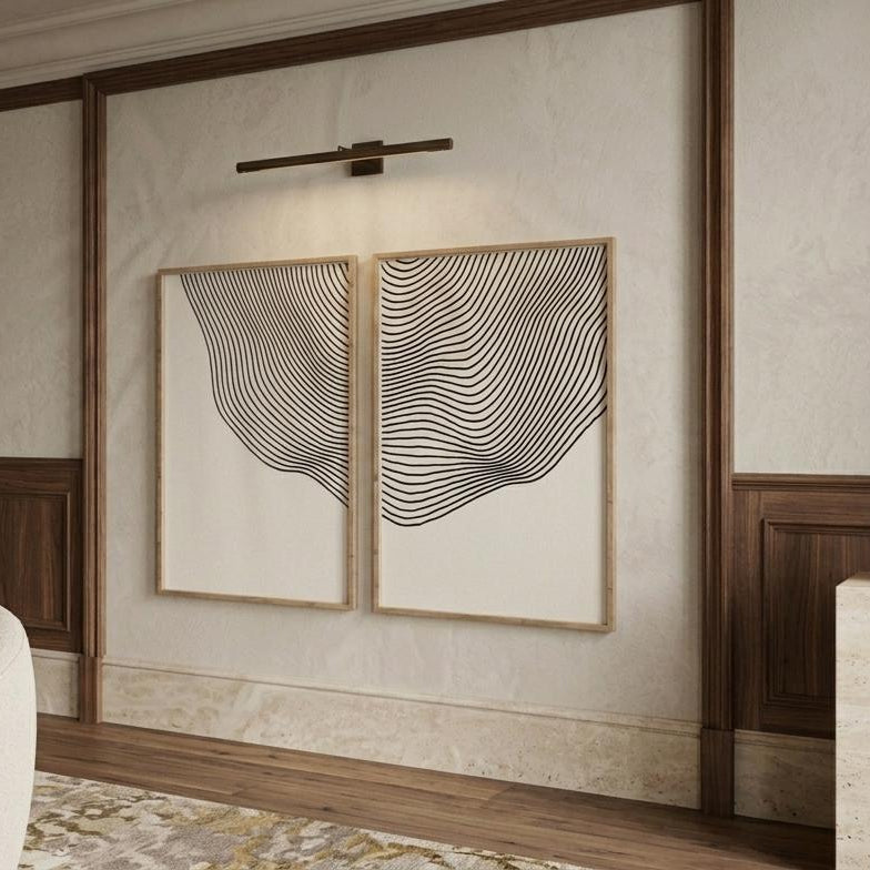 Premium Unique Luxury Modern Artisan Exclusive Handcrafted Abstract Silent Currents Wall Art