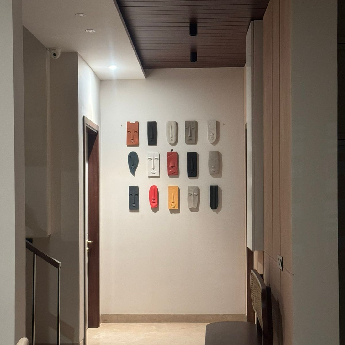 Premium Unique Luxury Modern Artisan Exclusive Handcrafted Abstract Casa Mask Wallart