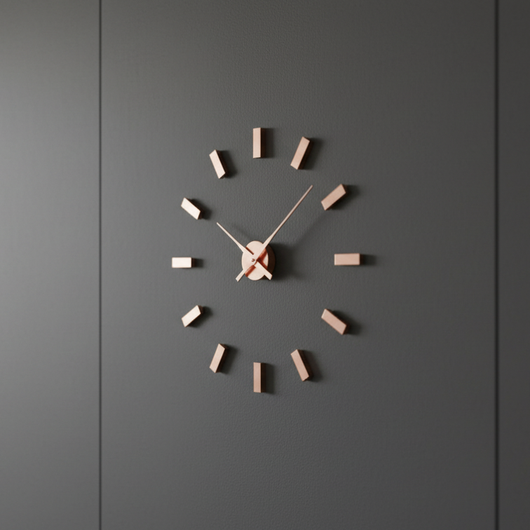 Imperial Wall Clock 30" | Stainless Steel Designer Timepiece
